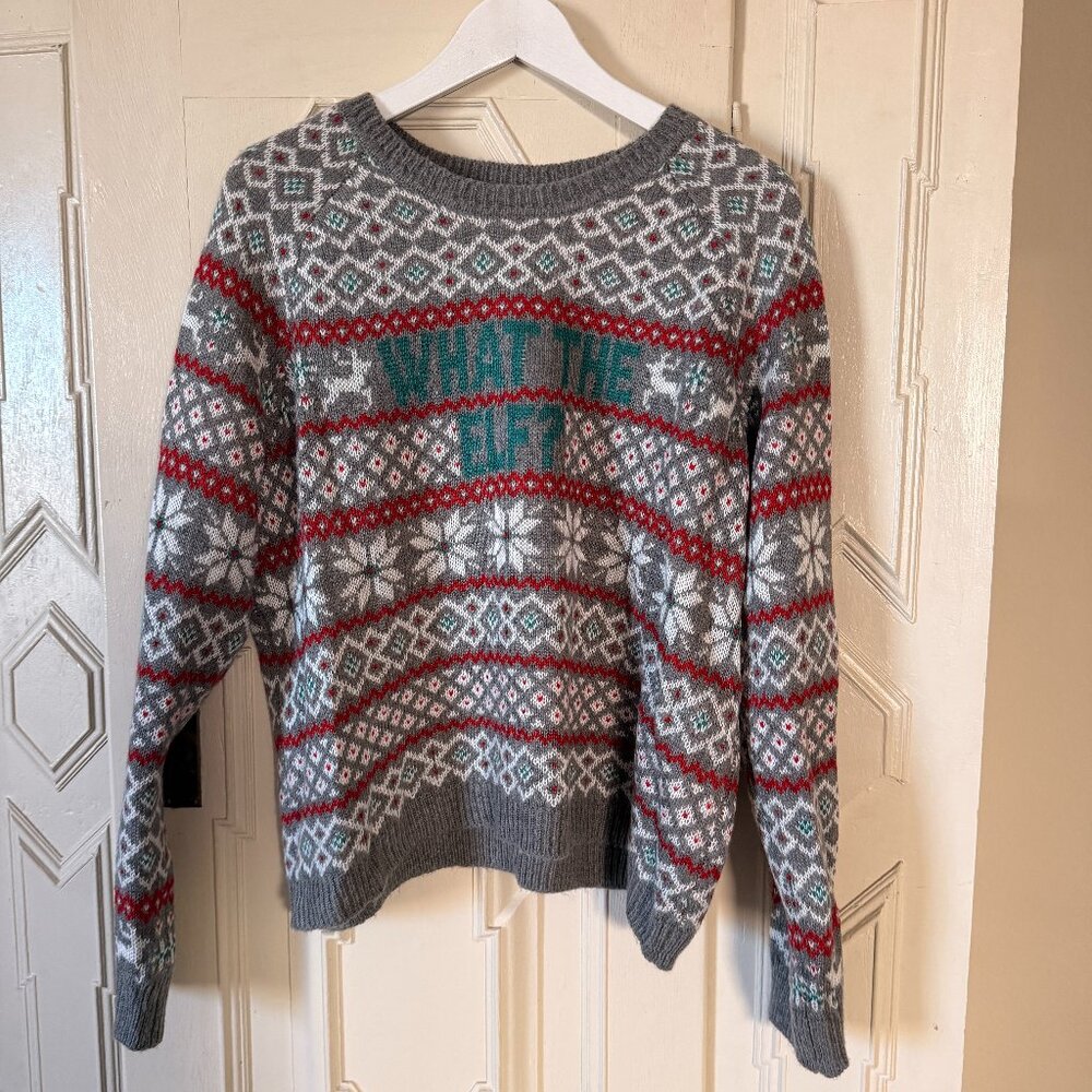 Christmas Sweater What the Elf